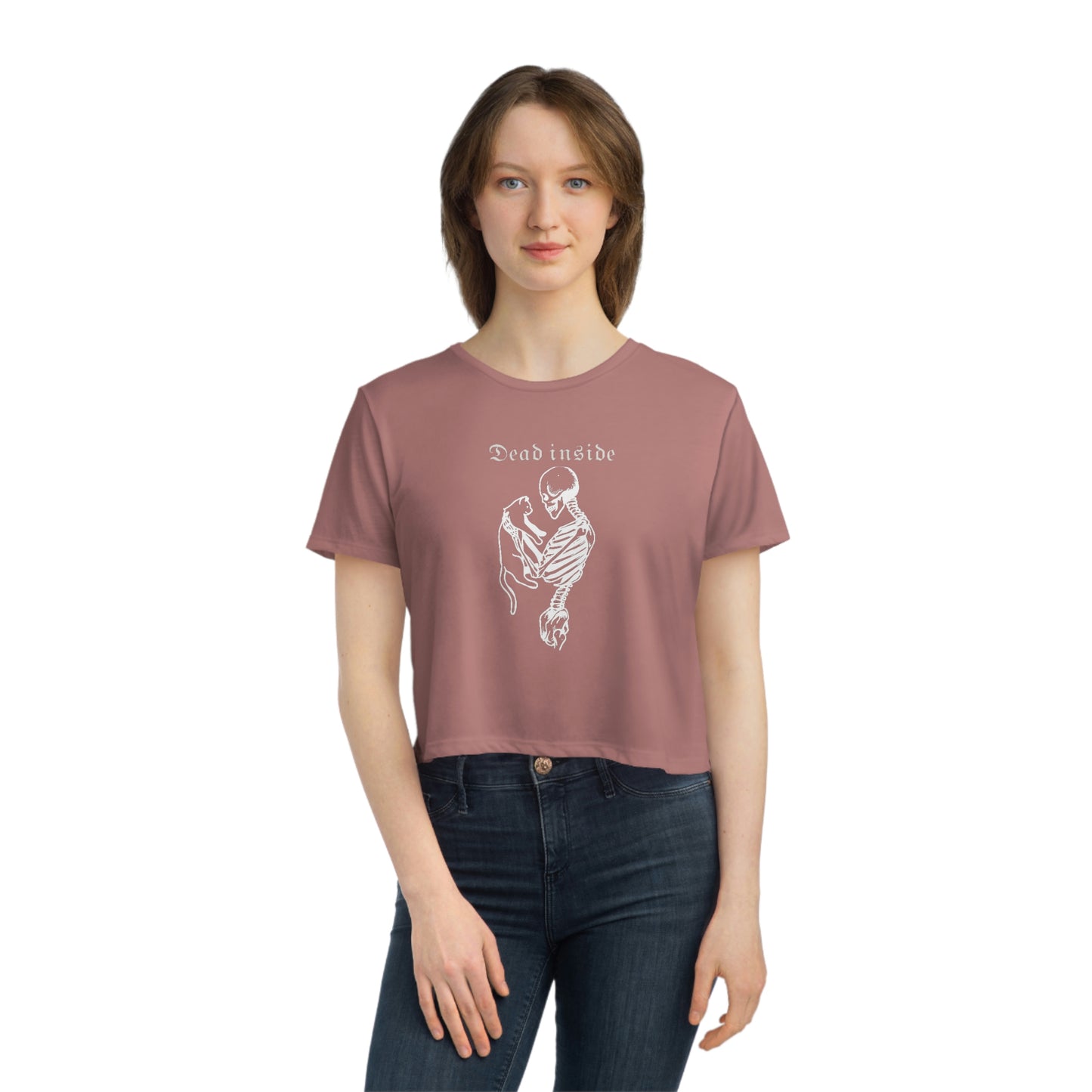 Dead Inside Crop Tee