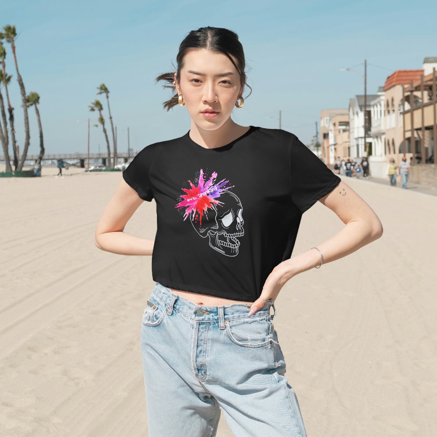 Anxiety Cropped Tee