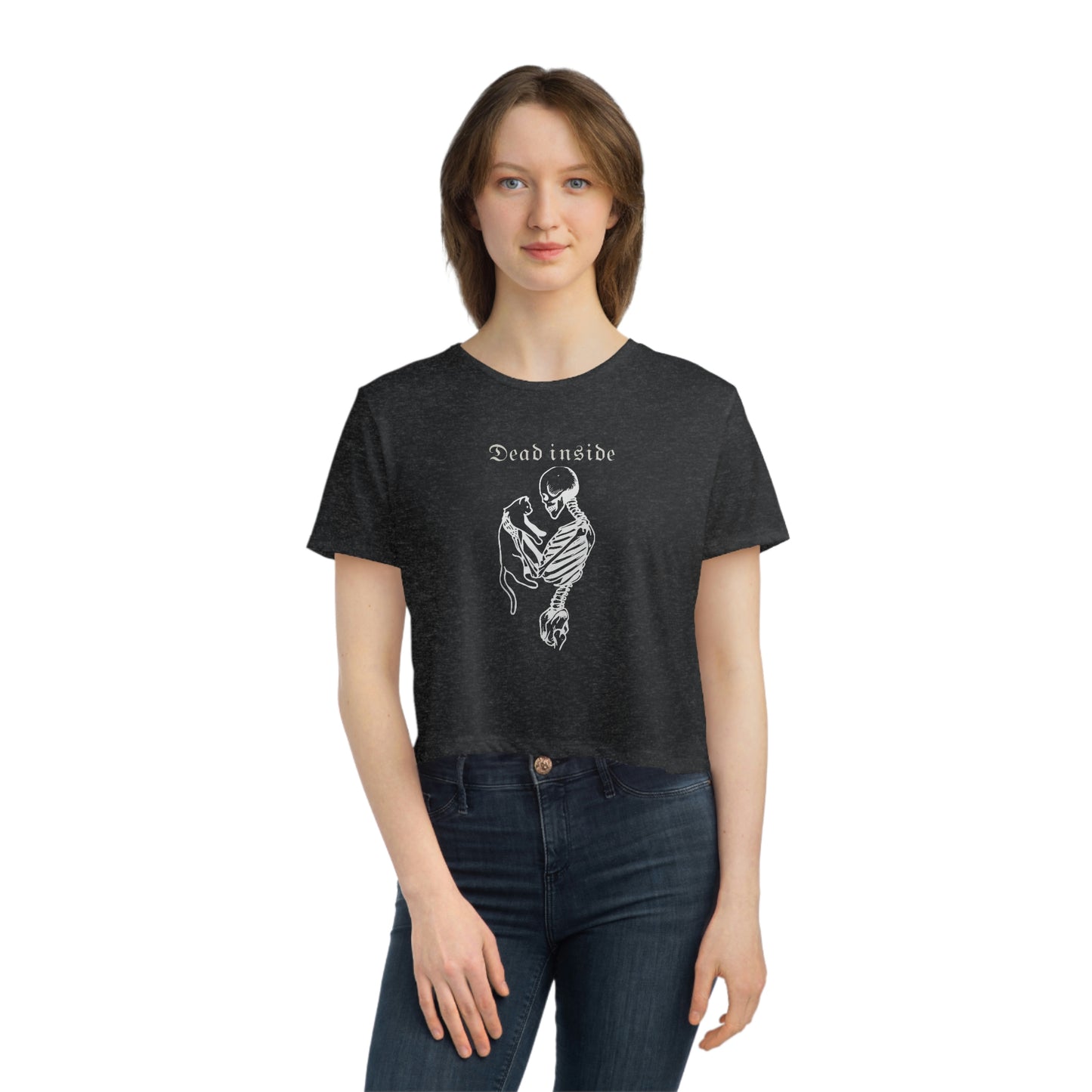 Dead Inside Crop Tee